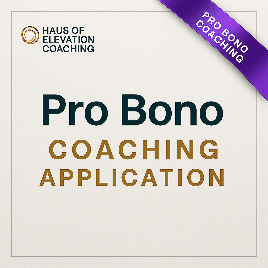 Pro Bono Coaching Sessions